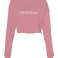 The Original One Crop Crew Fleece Tee-The Original One